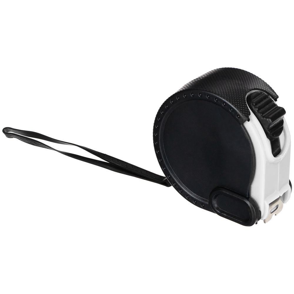 Рулетка Meter Plan, 3 м, черная с белым с логотипом СПб - фото № 3