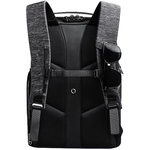 Рюкзак FlexPack Pro, черный с логотипом СПб - фото № 4