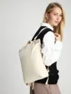 Рюкзак холщовый Discovery Bag, неокрашенный с логотипом СПб - фото № 6