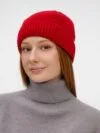 Шапка ComFleece, красная с логотипом СПб - фото № 5