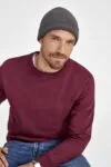 Шапка Serpico 55 черная с логотипом СПб - фото № 2