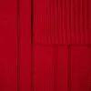 Шарф Knit Beat, красный с логотипом СПб - фото № 4
