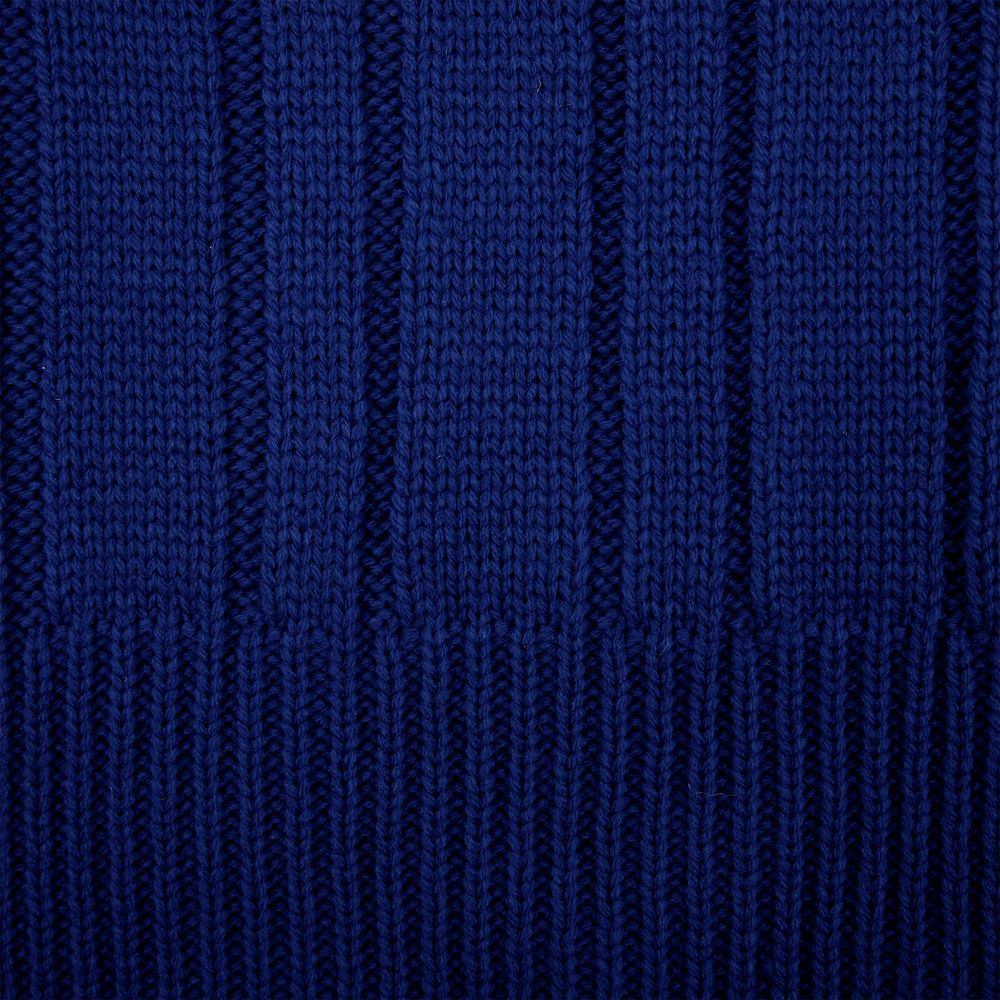 Шарф Knit Beat, темно-синий с логотипом СПб - фото № 3