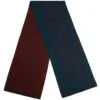 Шарф Nobilis, бирюзовый с терракотовым с логотипом СПб - фото № 3