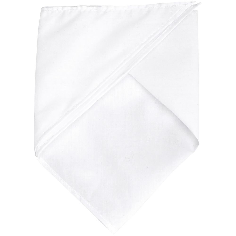 Шейный платок Bandana, белый с логотипом СПб - фото № 2