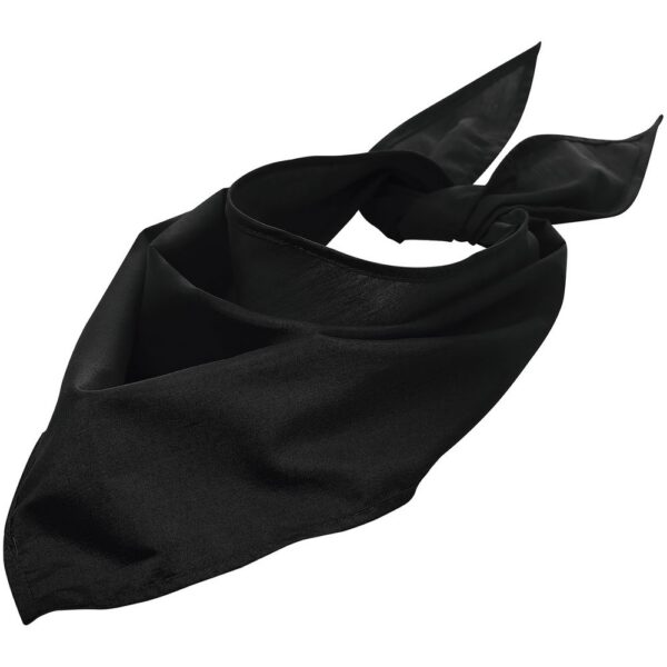 Шейный платок Bandana, черный с логотипом СПб - фото № 1