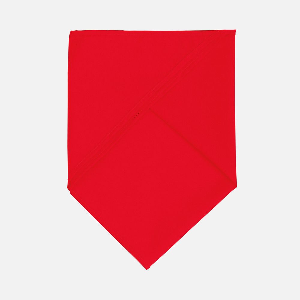 Шейный платок Bandana, красный с логотипом СПб - фото № 2