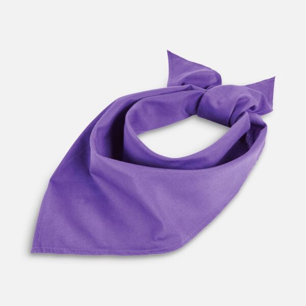 Шейный платок Bandana, темно-фиолетовый с логотипом СПб - фото № 1
