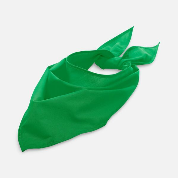 Шейный платок Bandana, ярко-зеленый с логотипом СПб - фото № 1