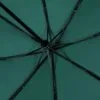 Складной зонт Fiber Magic Superstrong, зеленый с логотипом СПб - фото № 3