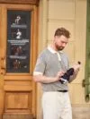 Складной зонт наоборот Savelight со светоотражающим кантом с логотипом СПб - фото № 5