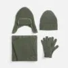 Снуд Catch Match, зеленый (полынь) с логотипом СПб - фото № 2