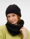 Снуд ComFleece, черный с логотипом СПб - фото № 6
