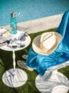 Солнцезащитные очки Grace Bay, белые с логотипом СПб - фото № 4