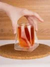 Стакан с двойными стенками Quadroni с логотипом СПб - фото № 4