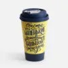 Стакан с крышкой Tumbler на заказ, M с логотипом СПб - фото № 2