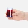 Стопка небьющаяся Sate Shot, прозрачная, голубая с логотипом СПб - фото № 3