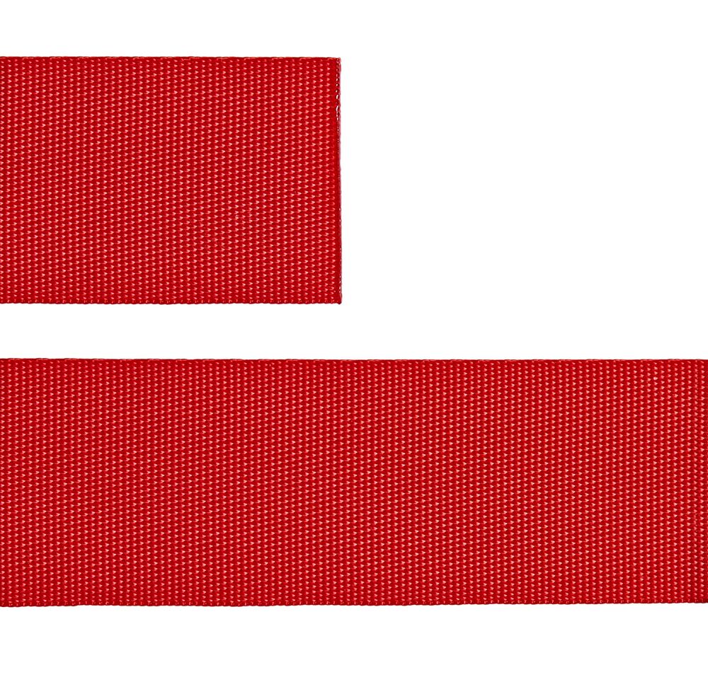 Стропа текстильная Fune 35 S, красная, 40 см с логотипом СПб - фото № 2