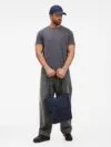 Сумка для покупок Denimate, темно-синяя с логотипом СПб - фото № 6
