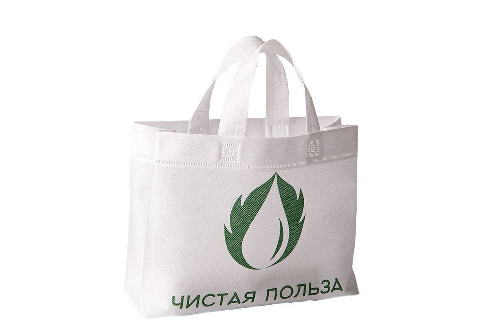 Сумка EcoBag из спанбонда на заказ с логотипом СПб - фото № 2