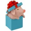 Свеча «Сюрприз», синяя с логотипом СПб - фото № 2
