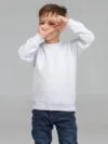 Свитшот детский Toima Kids 2.0, белый с логотипом СПб - фото № 5