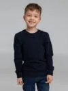 Свитшот детский Toima Kids, темно-синий с логотипом СПб - фото № 6