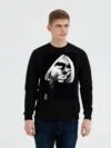 Свитшот «Меламед. Kurt Cobain», черный с логотипом СПб - фото № 1
