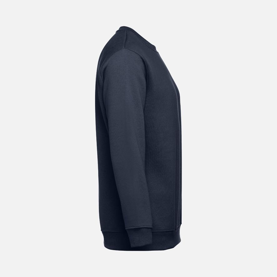 Свитшот унисекс Delta, темно-синий с логотипом СПб - фото № 3