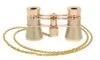 Театральный бинокль Broadway 325B, золотистый с логотипом СПб - фото № 5