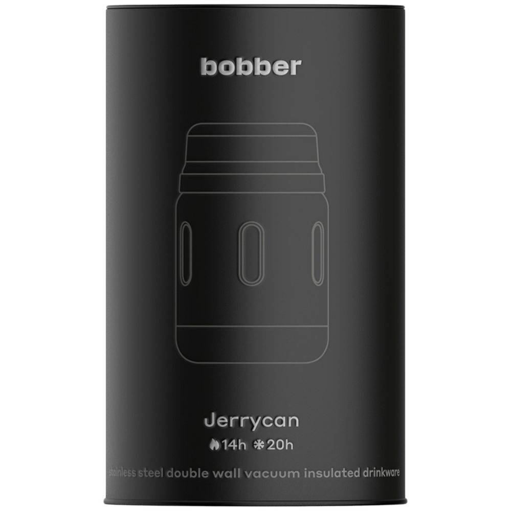 Термос для еды Jerrycan 700, вакуумный, стальной зеркальный с логотипом СПб - фото № 6