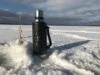 Термос с ручкой «Арктика 2200», черный с логотипом СПб - фото № 4