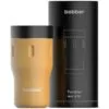Термостакан Tumbler 350, вакуумный, оранжевый с логотипом СПб - фото № 2