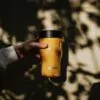 Термостакан Tumbler 350, вакуумный, оранжевый с логотипом СПб - фото № 6