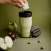 Термостакан Tumbler 350, вакуумный, зеленый с логотипом СПб - фото № 5