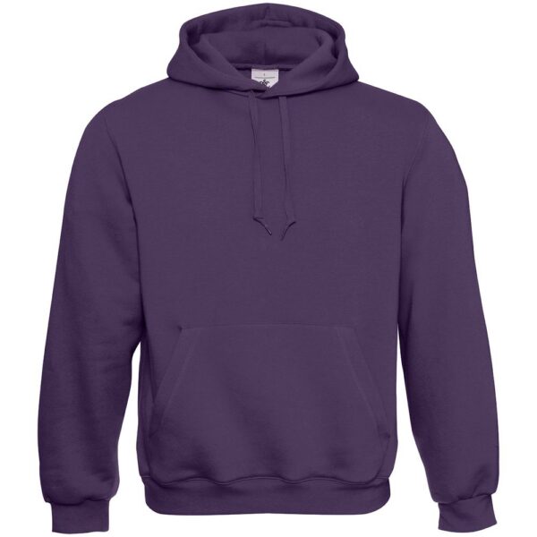 Толстовка Hooded, фиолетовая с логотипом СПб - фото № 1