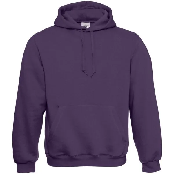 Толстовка Hooded, фиолетовая с логотипом СПб - фото № 1