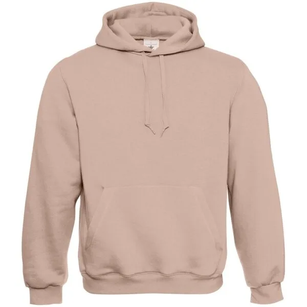 Толстовка Hooded, розовая с логотипом СПб - фото № 1