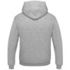 Толстовка Hooded, серый меланж с логотипом СПб - фото № 2