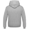 Толстовка Hooded, серый меланж с логотипом СПб - фото № 2
