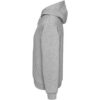 Толстовка Hooded, серый меланж с логотипом СПб - фото № 3