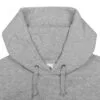 Толстовка Hooded, серый меланж с логотипом СПб - фото № 4