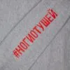 Толстовка «Ногиотушей», серый меланж с логотипом СПб - фото № 5