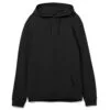 Толстовка с капюшоном унисекс Hoodie, черная с логотипом СПб - фото № 1