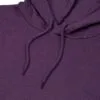 Толстовка с капюшоном унисекс Hoodie, фиолетовый меланж с логотипом СПб - фото № 3