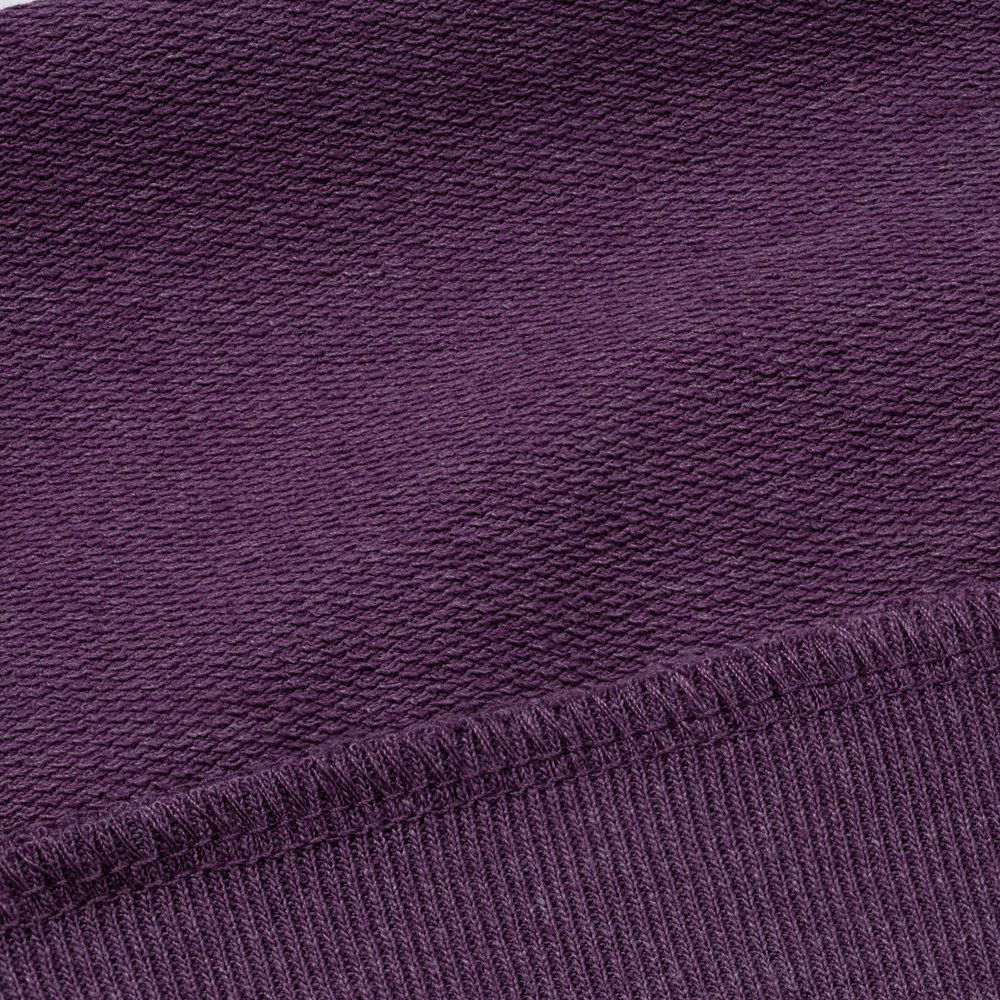 Толстовка с капюшоном унисекс Hoodie, фиолетовый меланж с логотипом СПб - фото № 5