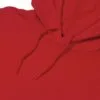 Толстовка с капюшоном унисекс Hoodie, красная с логотипом СПб - фото № 3