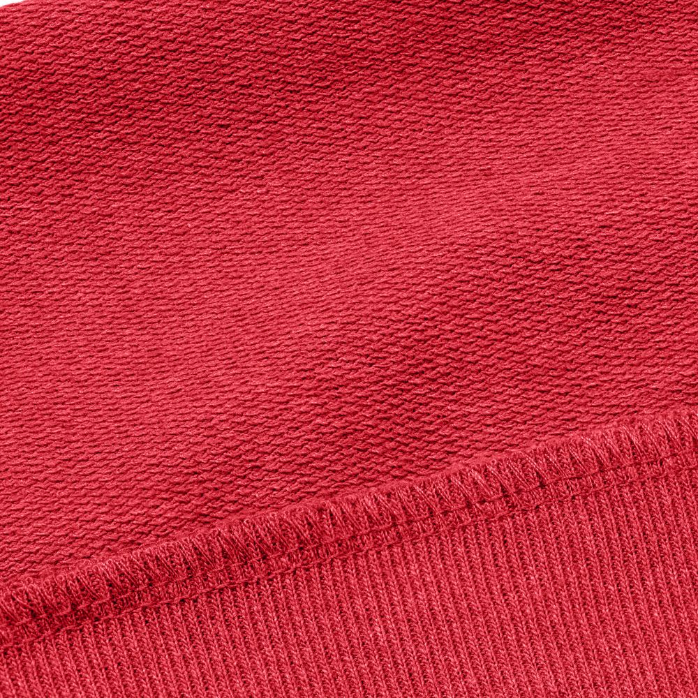 Толстовка с капюшоном унисекс Hoodie, красный меланж с логотипом СПб - фото № 5