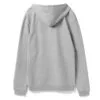 Толстовка с капюшоном унисекс Hoodie, серый меланж с логотипом СПб - фото № 2