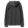 Толстовка с капюшоном унисекс Hoodie, серый меланж (антрацит) с логотипом СПб - фото № 2